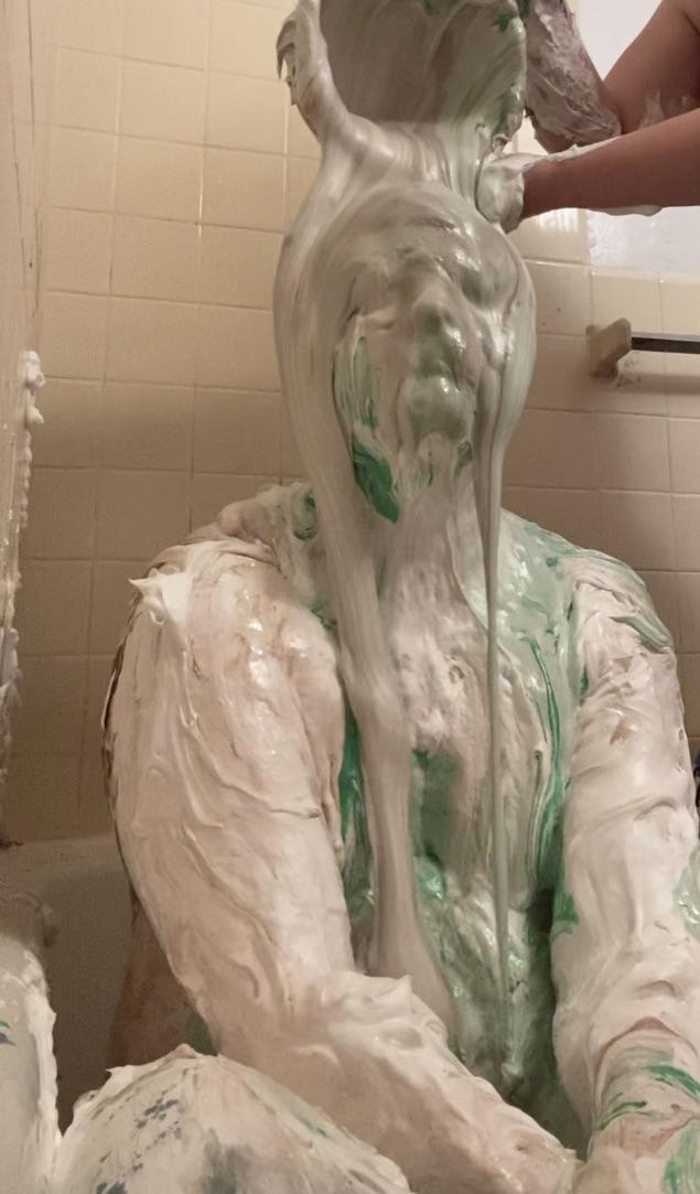 Business Attire Gunge Pour — Smothered and Covered Sploshing Scene