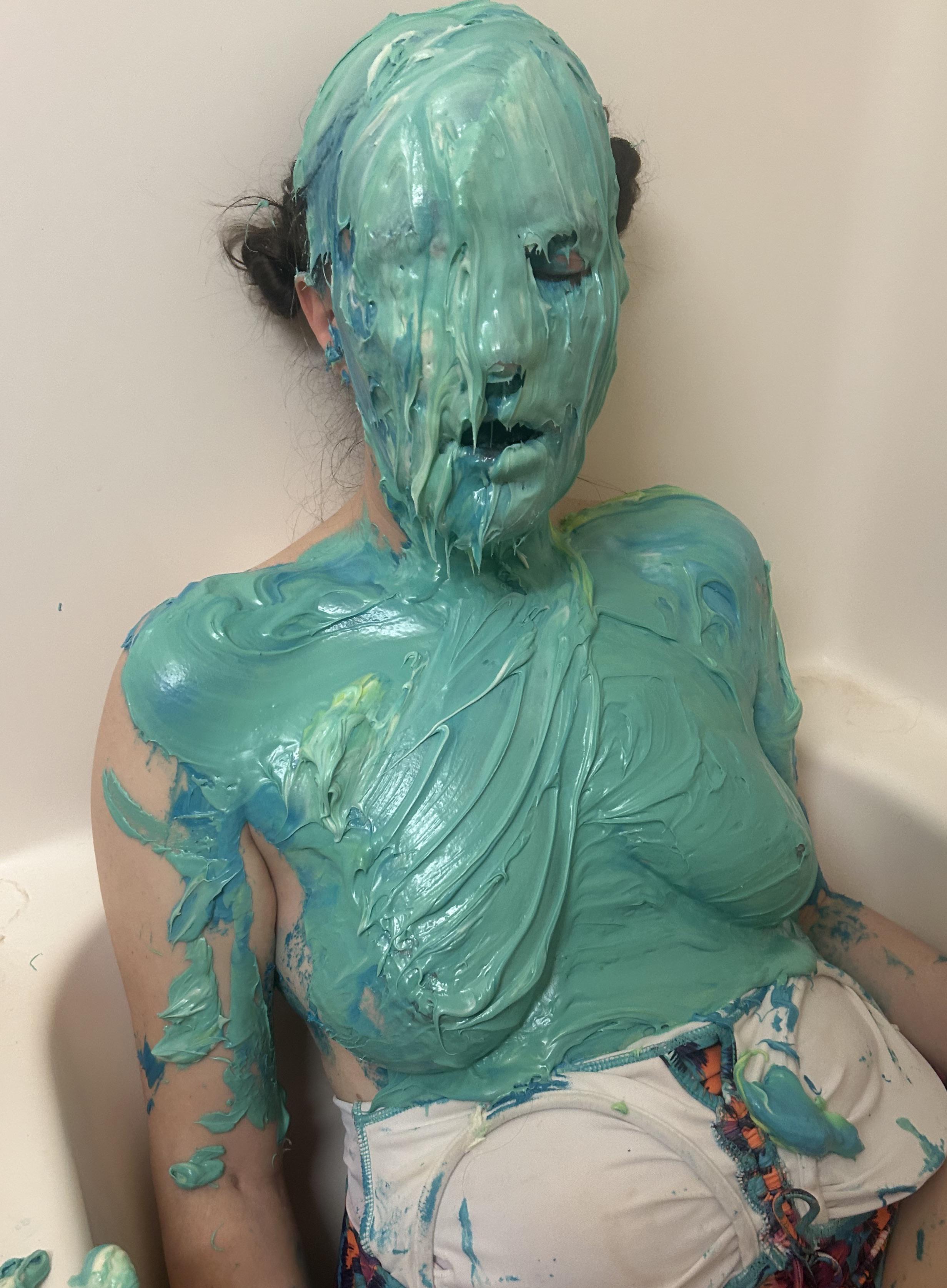 Frosting Pour Over Lingerie — Indulgent Sploshing Scene for WAM Fans