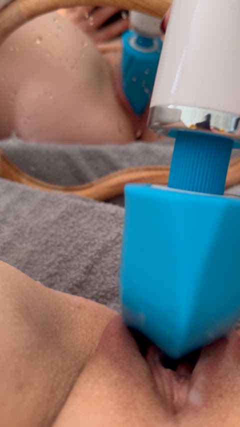 Can’t Stop Squirting All Over Her Soaked Wet Clothes